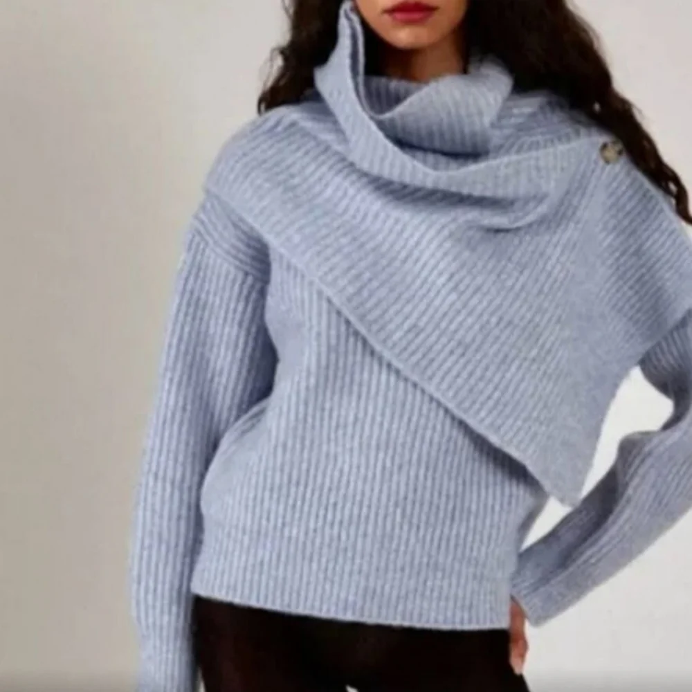 NWT THAKOON | $275 Cropped Scarf Sweater - Picture 8 of 8